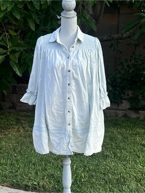 Free People Vanessa Denim Tunic size Small